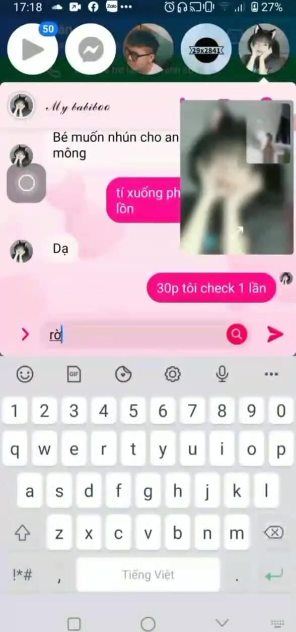 Bé học sinh call sex với bạn trai, bé mới 16 tuổi hết sức chiều bạn trai.
